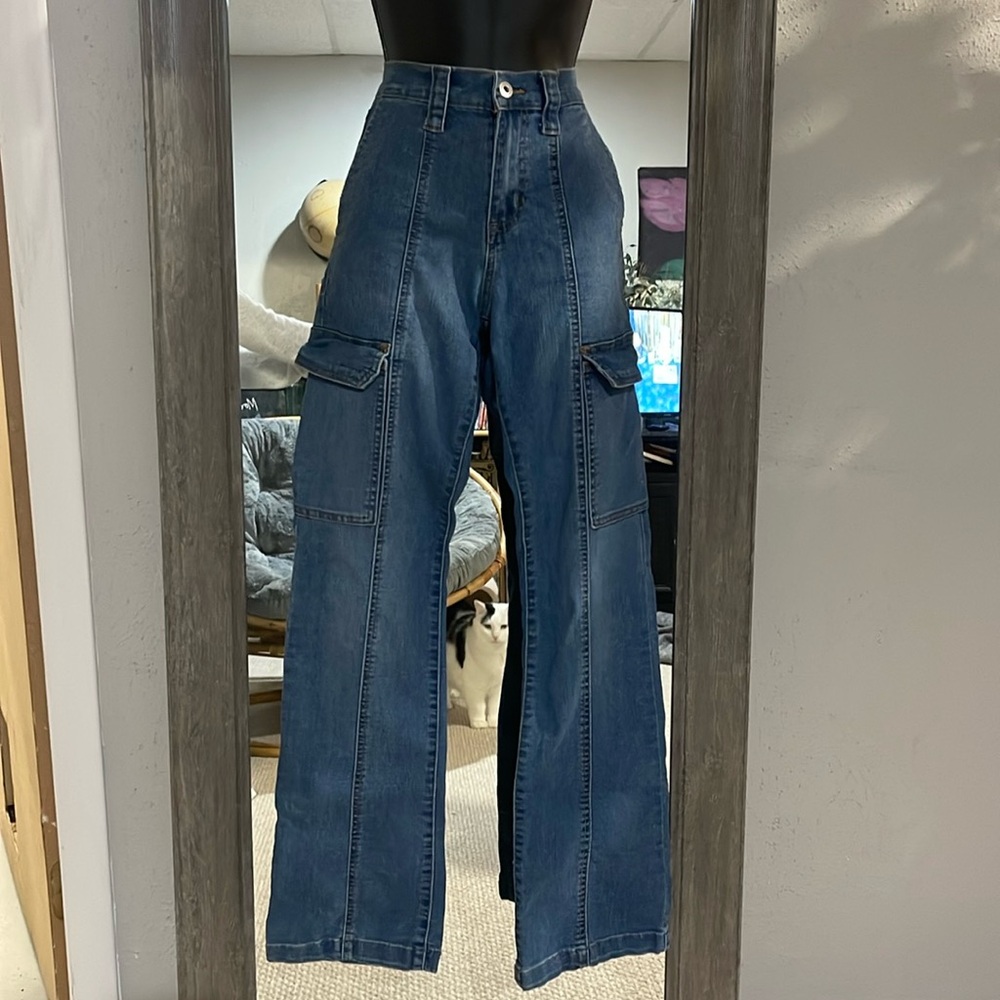 Sofia Jeans with utility pockets.